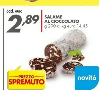 Italmark Salame Al Cioccolato offerta