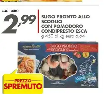 Condipresto Sugo Pronto Allo Scoglio Con Pomodoro