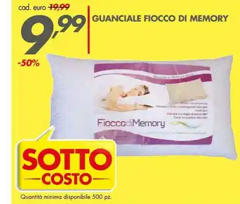Italmark Guanciale Fiocco Di Memory offerta
