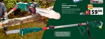 PARKSIDEⓇ Potatore telescopico ricaricabile