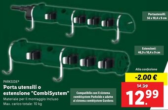 Lidl PARKSIDEⓇ Porta utensili o estensione "CombiSystem" offerta