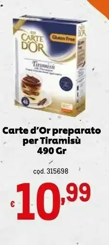 Carte d'or Preparato Per Tiramisu