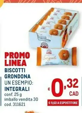 Metro Grondona Biscotti offerta