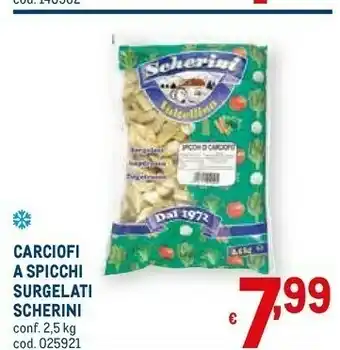 Metro Scherini Carciofi A Spicchi Surgelati offerta