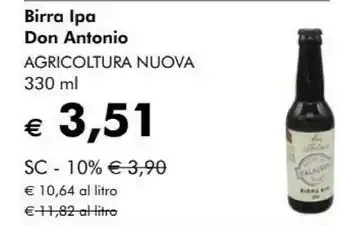 Agricoltura Nuova Birra Ipa Don Antonio