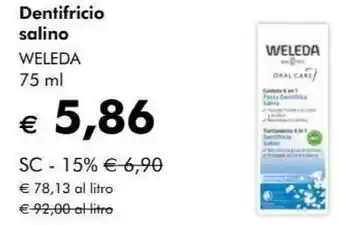 Weleda Dentifricio Salino