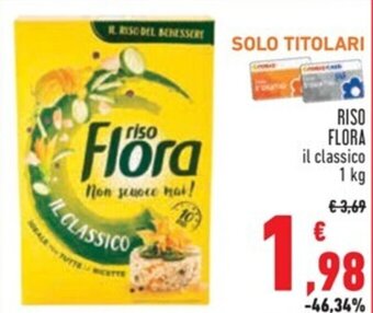Conad RISO FLORA 1 kg offerta