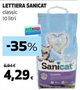 Coop LETTIERA SANICAT classic 10 litri offerta