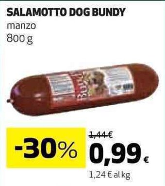 Coop SALAMOTTO DOG BUNDY manzo 800 g offerta