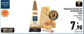 Conad PARMIGIANO REGGIANO DOP SAPORI&DINTORNI CONAD 250 g offerta
