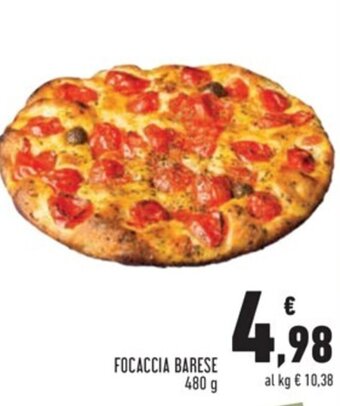 Conad FOCACCIA BARESE 480 g offerta