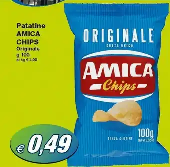 Prix Quality Amica chips Originale Gusto Unico 100 G(ml) offerta