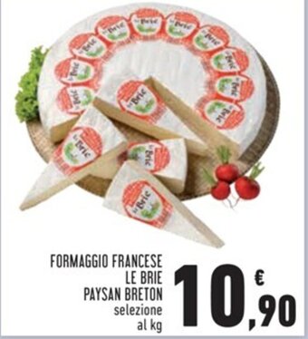 Conad FORMAGGIO FRANCESE LE BRIE PAYSAN BRETON offerta