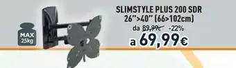 Unieuro Meliconi SlimStyle Plus 200 SDR 101,6 Cm (40") Nero offerta