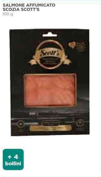 Coop SALMONE AFFUMICATO SCOZIA SCOTT'S 100 g offerta