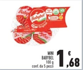 Conad MINI BABYBEL 100 g conf. da 5 pezzi offerta