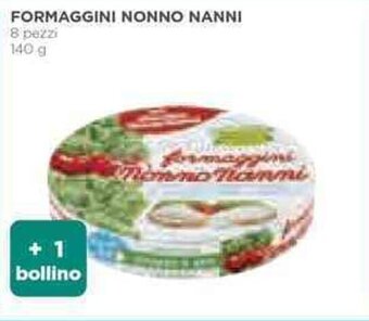 Coop FORMAGGINI NONNO NANNI 8 pezzi 140 g offerta