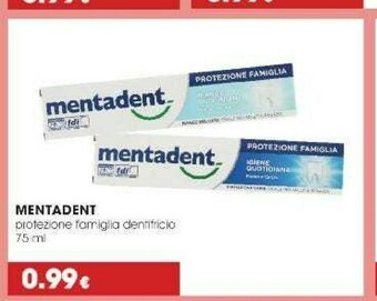 Tigotà Mentadent Dentifricio offerta