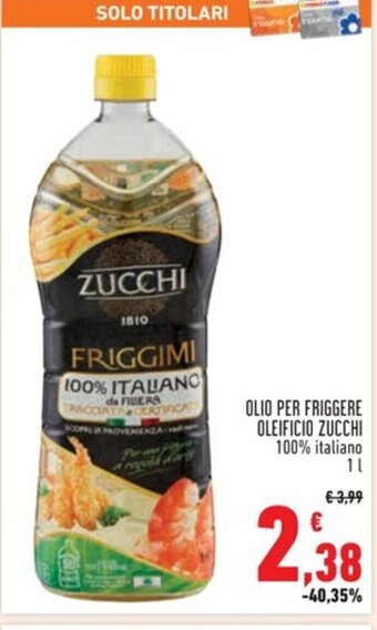 Conad OLIO PER FRIGGERE OLEIFICIO ZUCCHI 1 l offerta