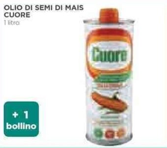 Coop OLIO DI SEMI DI MAIS CUORE 1 litro offerta