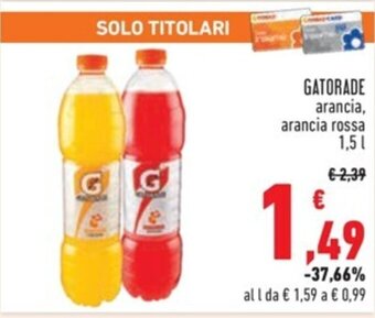 Conad GATORADE 1,5 l offerta
