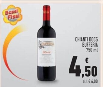 Conad CHIANTI DOCG BUFFERIA 750 ml offerta