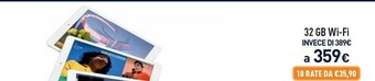 Unieuro IPad 8th Gen 32 GB Wi-Fi offerta