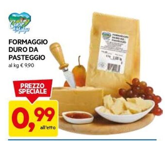 DPiù FORMAGGIO DURO DA PASTEGGIO offerta