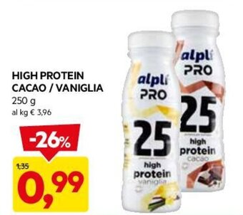 HIGH PROTEIN CACAO / VANIGLIA 250 g