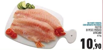 Conad FILETTO DI PESCE PERSICO AFRICANO offerta