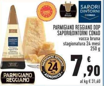 Conad PARMIGIANO REGGIANO DOP SAPORI&DINTORNI CONAD 250 g offerta