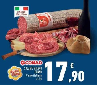 Conad SALAME MILANO CONAD offerta