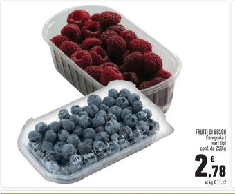Conad FRUTTI DI BOSCO 250 g offerta