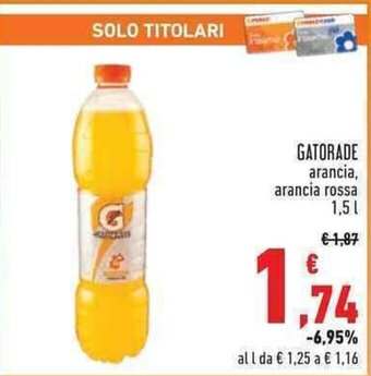 Conad GATORADE 1,5 l offerta