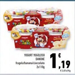 Conad Superstore Danone yogurt yogoloso offerta