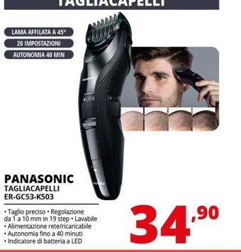 Comet Panasonic tagliacapelli er-gc53-k503 offerta