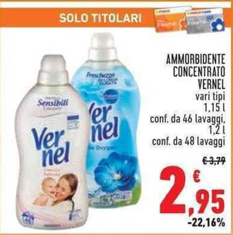 Conad AMMORBIDENTE CONCENTRATO VERNEL 1,15 l/1,2 l offerta