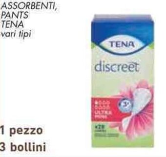 Conad ASSORBENTI, PANTS TENA vari tipi offerta