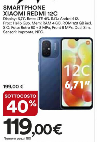 Ipercoop SMARTPHONE XIAOMI REDMI 12C offerta