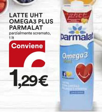 Ipercoop LATTE UHT OMEGA3 PLUS PARMALAT 1 lt offerta