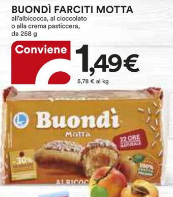 Ipercoop BUONDÌ FARCITI MOTTA 258 g offerta