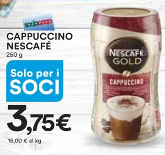 Ipercoop CAPPUCCINO NESCAFÉ 250 g offerta