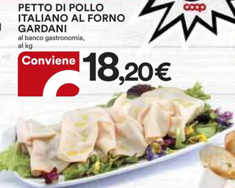 Ipercoop PETTO DI POLLO ITALIANO AL FORNO GARDANI offerta