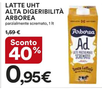 Ipercoop LATTE UHT ALTA DIGERIBILITÀ ARBOREA 1 lt. offerta