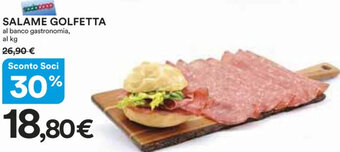 Ipercoop SALAME GOLFETTA offerta