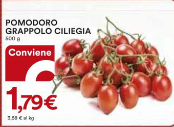 Ipercoop POMODORO GRAPPOLO CILIEGIA 500 g offerta