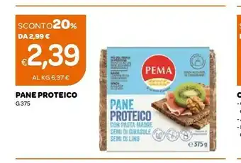 Ekom Pema Pane Proteico Con Segale, Semi Di Girasole E Semi Di Lino 375 G(ml) offerta