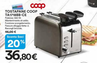 TOSTAPANE COOP TA1718BB-CE