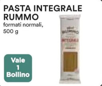 Ipercoop PASTA INTEGRALE RUMMO 500 g offerta