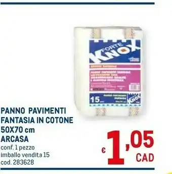 Metro Arcasa Panno Pavimenti Fantasia In Cotone offerta